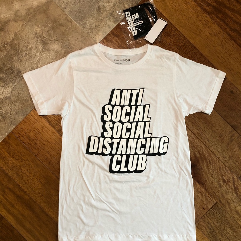 Anti Social Social Distancing Club with Face Mask
